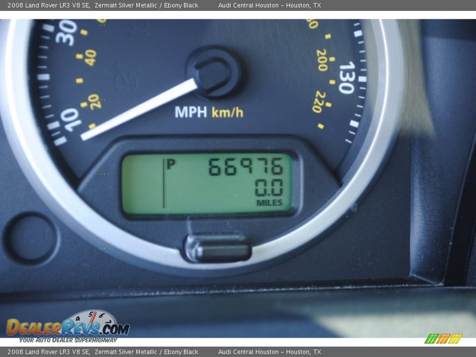 2008 Land Rover LR3 V8 SE Zermatt Silver Metallic / Ebony Black Photo #32