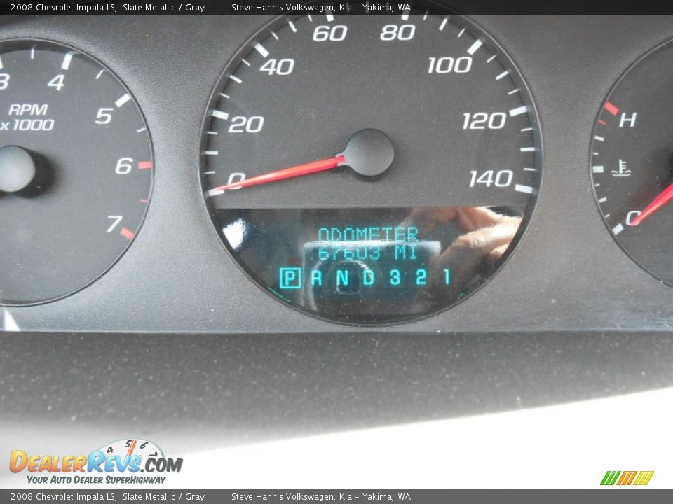 2008 Chevrolet Impala LS Slate Metallic / Gray Photo #21