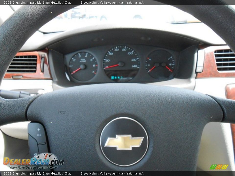 2008 Chevrolet Impala LS Slate Metallic / Gray Photo #22