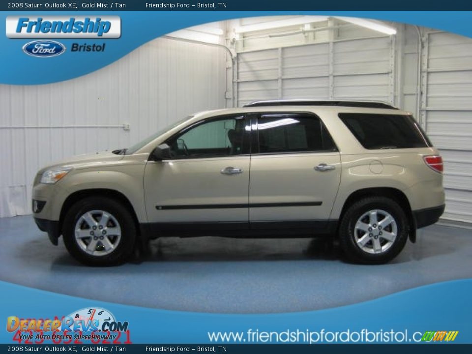 2008 Saturn Outlook XE Gold Mist / Tan Photo #1