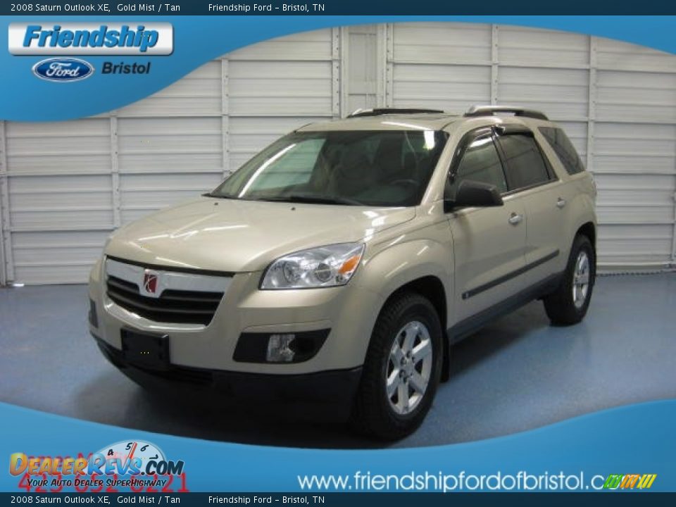 2008 Saturn Outlook XE Gold Mist / Tan Photo #2
