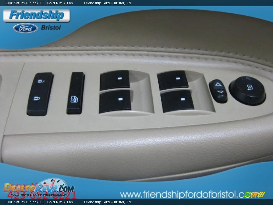 2008 Saturn Outlook XE Gold Mist / Tan Photo #9