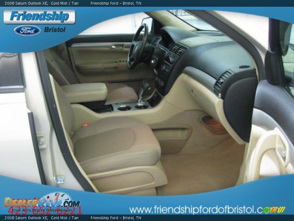2008 Saturn Outlook XE Gold Mist / Tan Photo #11