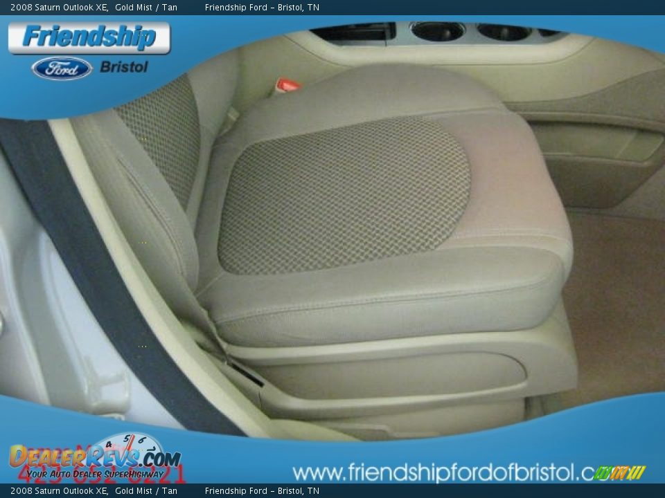 2008 Saturn Outlook XE Gold Mist / Tan Photo #12