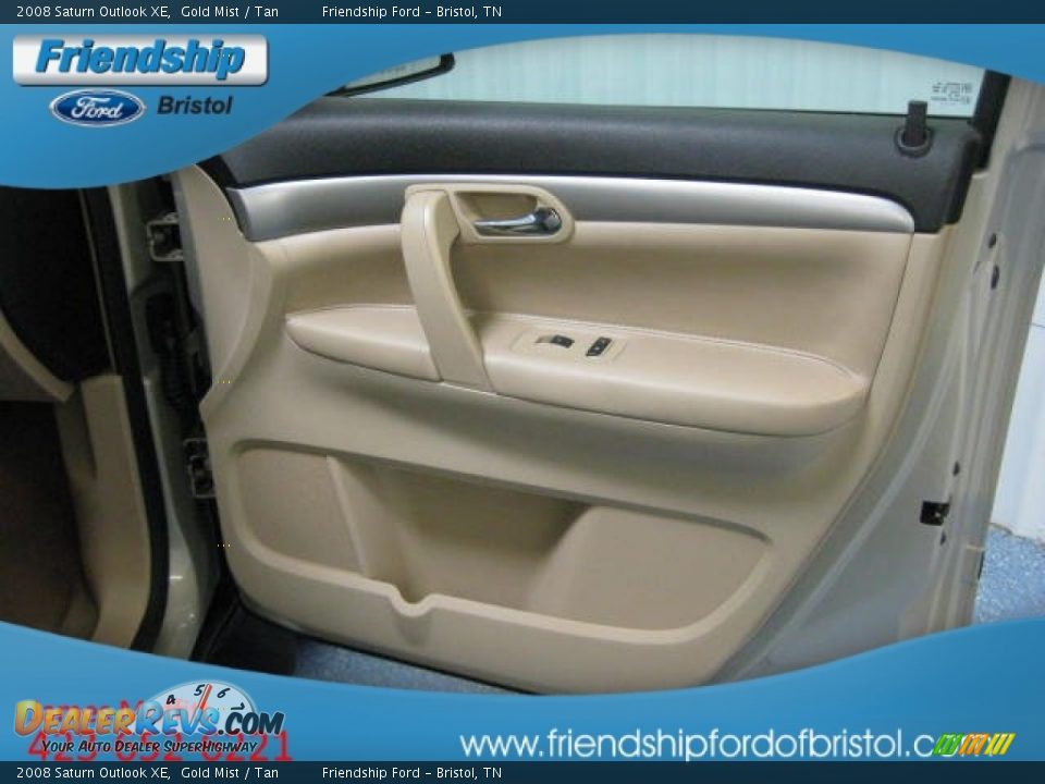 2008 Saturn Outlook XE Gold Mist / Tan Photo #13