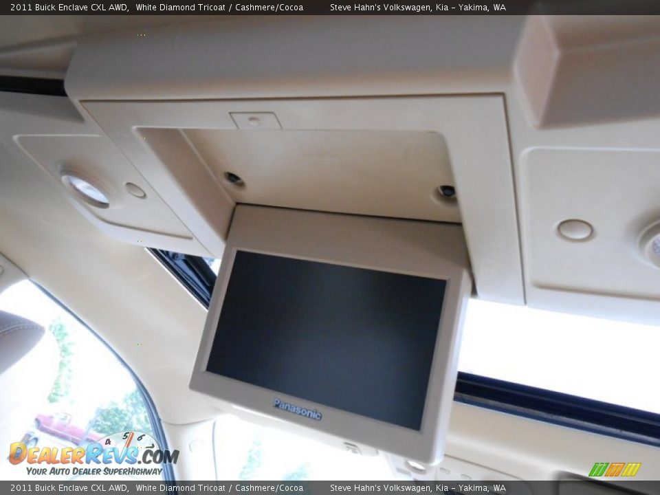 2011 Buick Enclave CXL AWD White Diamond Tricoat / Cashmere/Cocoa Photo #12