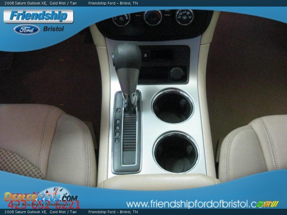 2008 Saturn Outlook XE Gold Mist / Tan Photo #19