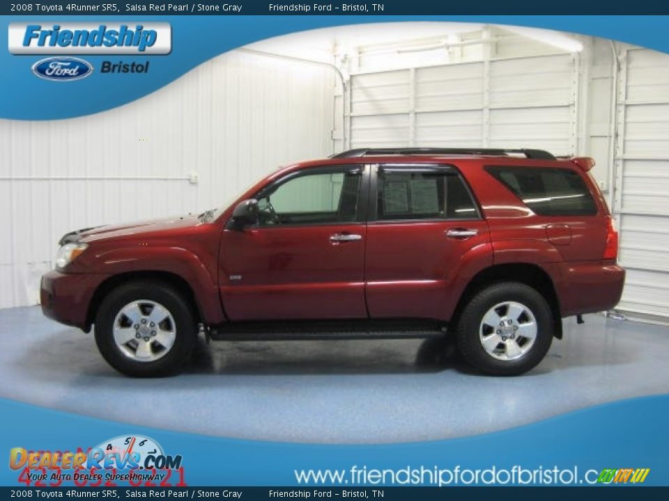 2008 Toyota 4Runner SR5 Salsa Red Pearl / Stone Gray Photo #1