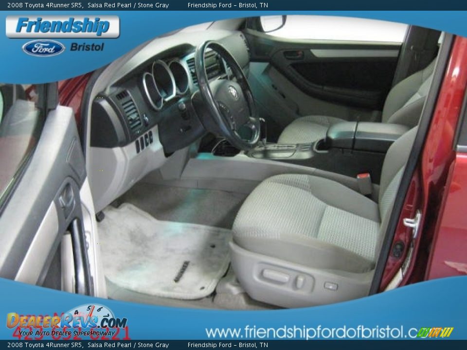 2008 Toyota 4Runner SR5 Salsa Red Pearl / Stone Gray Photo #7