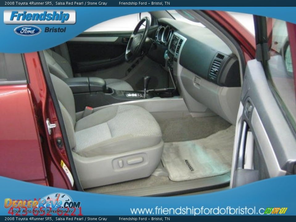 2008 Toyota 4Runner SR5 Salsa Red Pearl / Stone Gray Photo #10