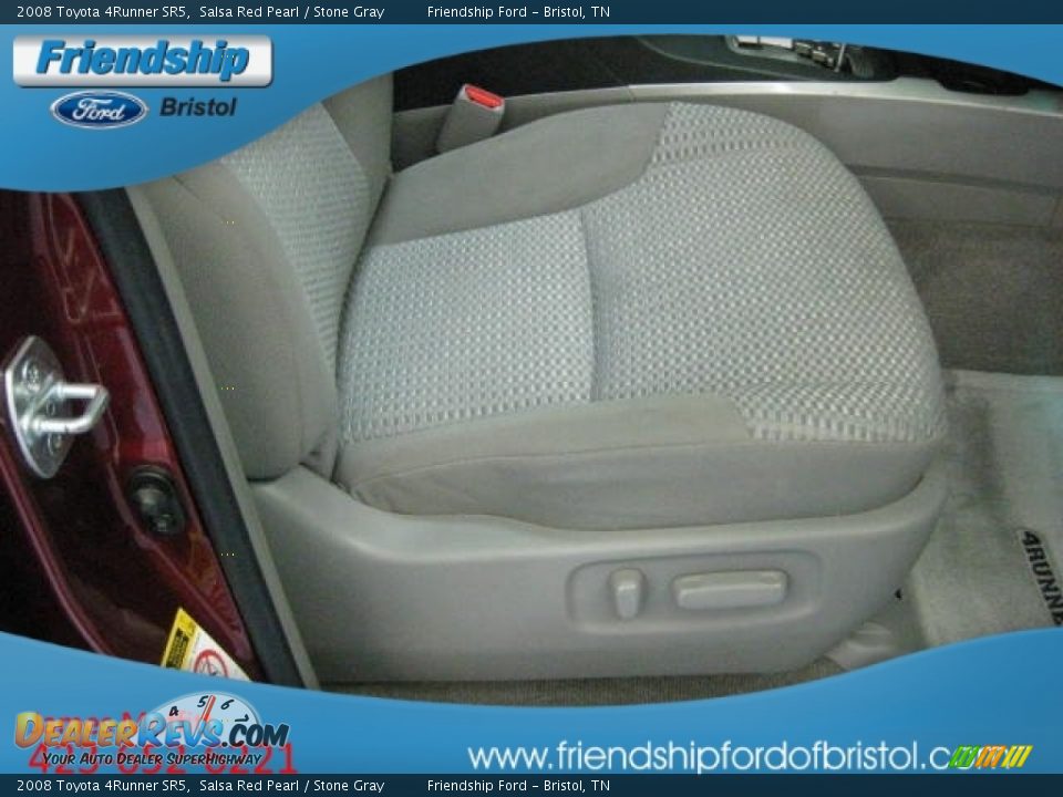 2008 Toyota 4Runner SR5 Salsa Red Pearl / Stone Gray Photo #11