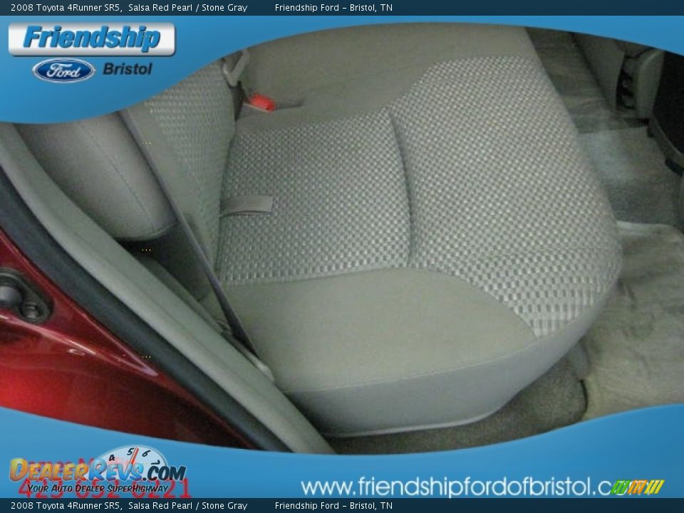 2008 Toyota 4Runner SR5 Salsa Red Pearl / Stone Gray Photo #14