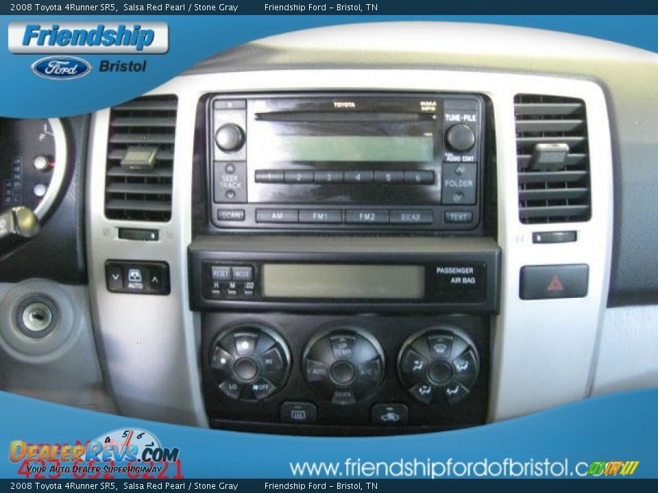 2008 Toyota 4Runner SR5 Salsa Red Pearl / Stone Gray Photo #17