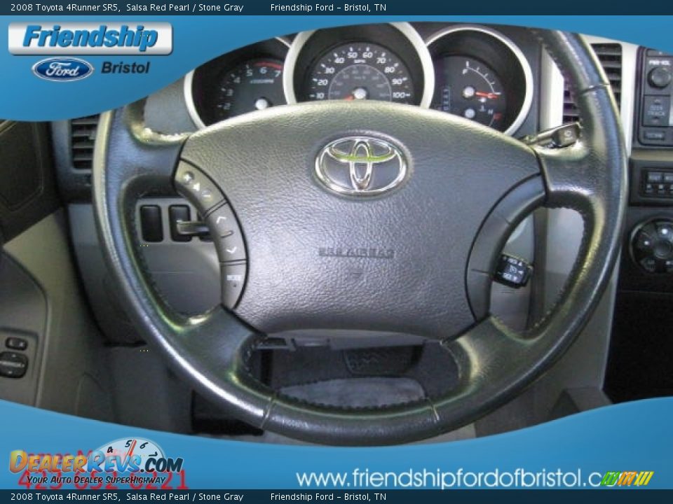 2008 Toyota 4Runner SR5 Salsa Red Pearl / Stone Gray Photo #19