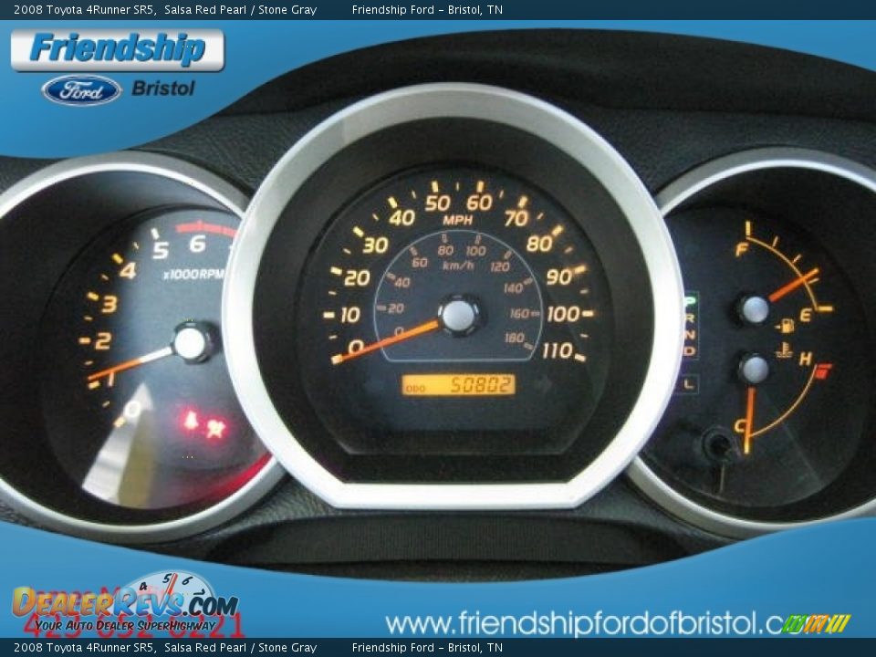 2008 Toyota 4Runner SR5 Salsa Red Pearl / Stone Gray Photo #20