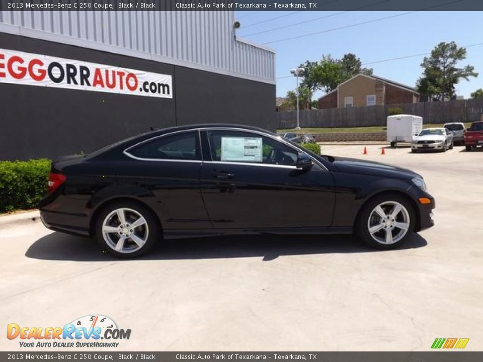 2013 Mercedes-Benz C 250 Coupe Black / Black Photo #5