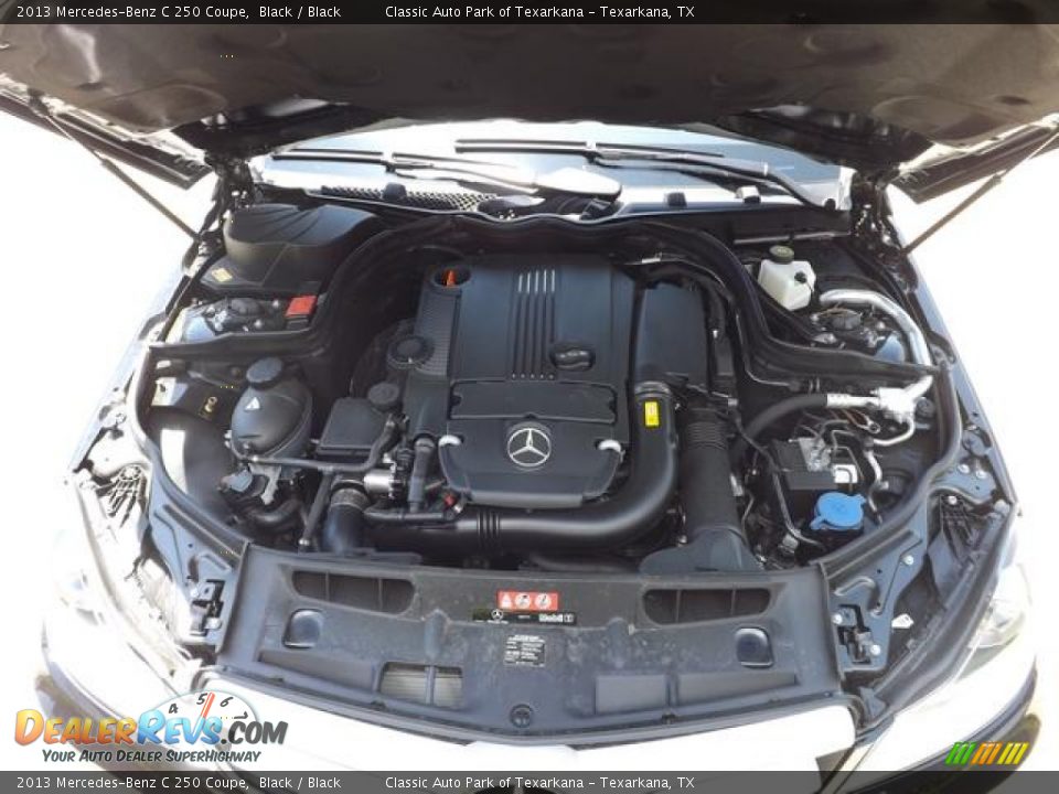 2013 Mercedes-Benz C 250 Coupe Black / Black Photo #12
