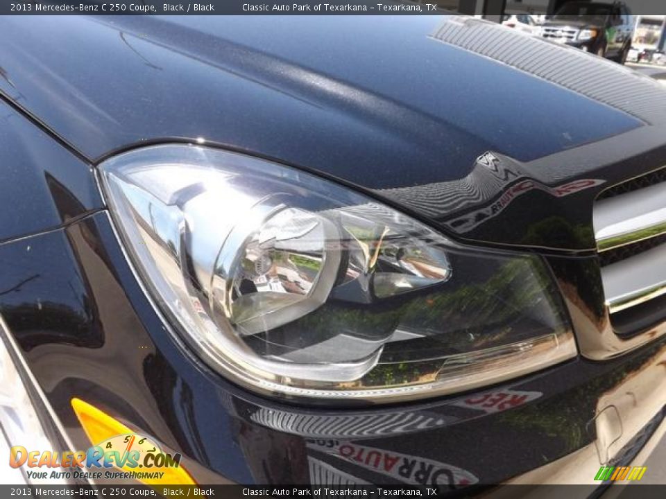 2013 Mercedes-Benz C 250 Coupe Black / Black Photo #13
