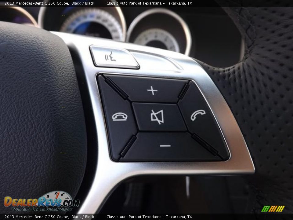 2013 Mercedes-Benz C 250 Coupe Black / Black Photo #20