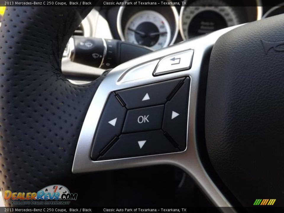 2013 Mercedes-Benz C 250 Coupe Black / Black Photo #21