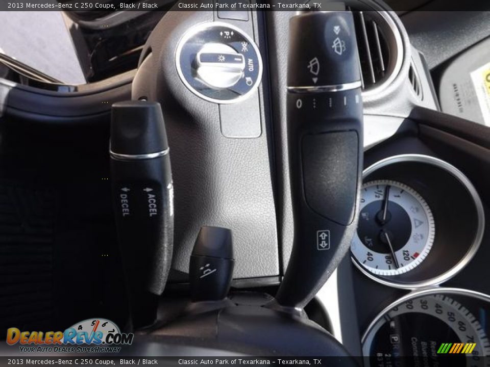 2013 Mercedes-Benz C 250 Coupe Black / Black Photo #22