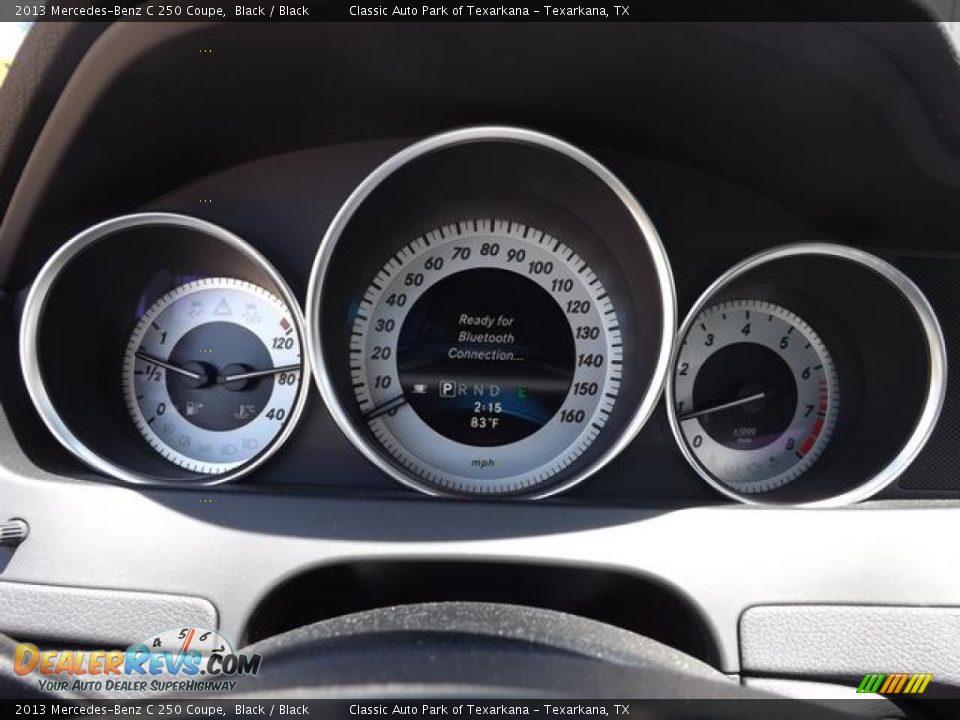 2013 Mercedes-Benz C 250 Coupe Black / Black Photo #23