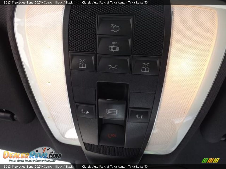 2013 Mercedes-Benz C 250 Coupe Black / Black Photo #24