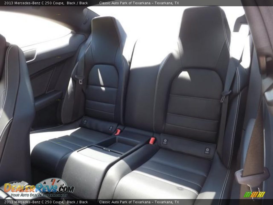 2013 Mercedes-Benz C 250 Coupe Black / Black Photo #27