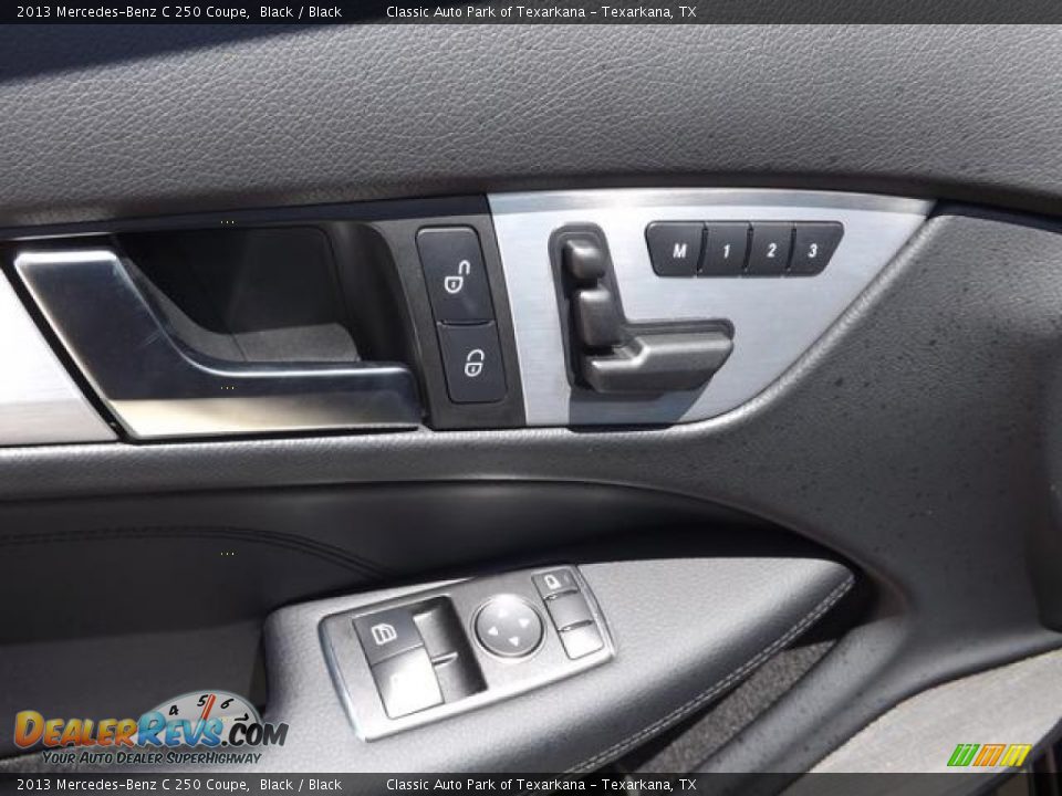 2013 Mercedes-Benz C 250 Coupe Black / Black Photo #29