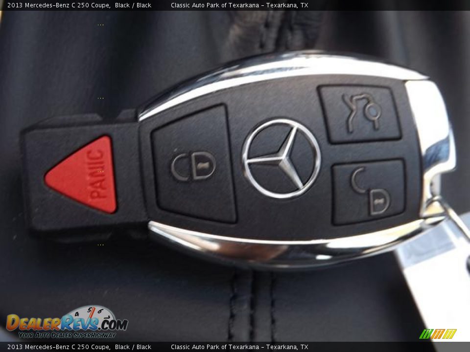 2013 Mercedes-Benz C 250 Coupe Black / Black Photo #31