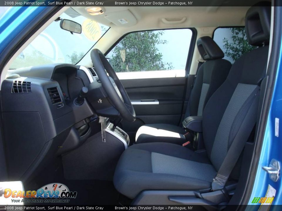 2008 Jeep Patriot Sport Surf Blue Pearl / Dark Slate Gray Photo #10