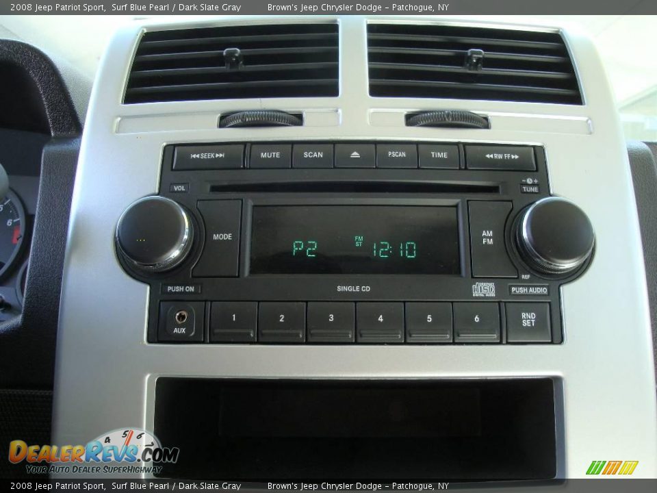 2008 Jeep Patriot Sport Surf Blue Pearl / Dark Slate Gray Photo #13