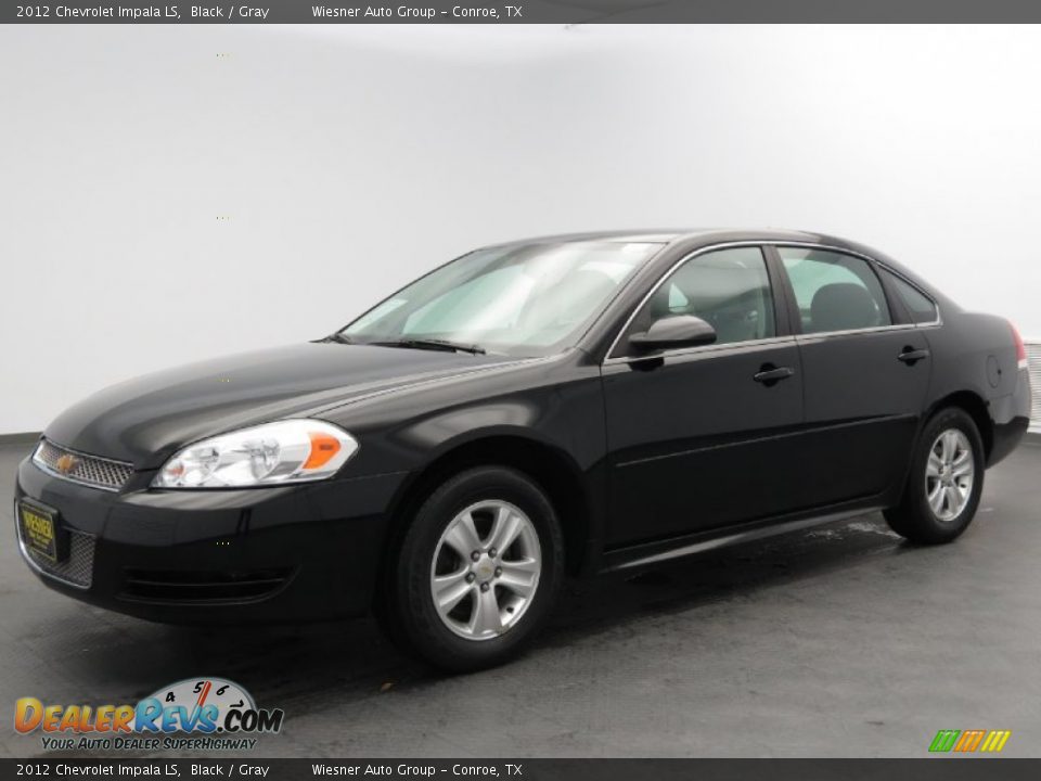 2012 Chevrolet Impala LS Black / Gray Photo #1