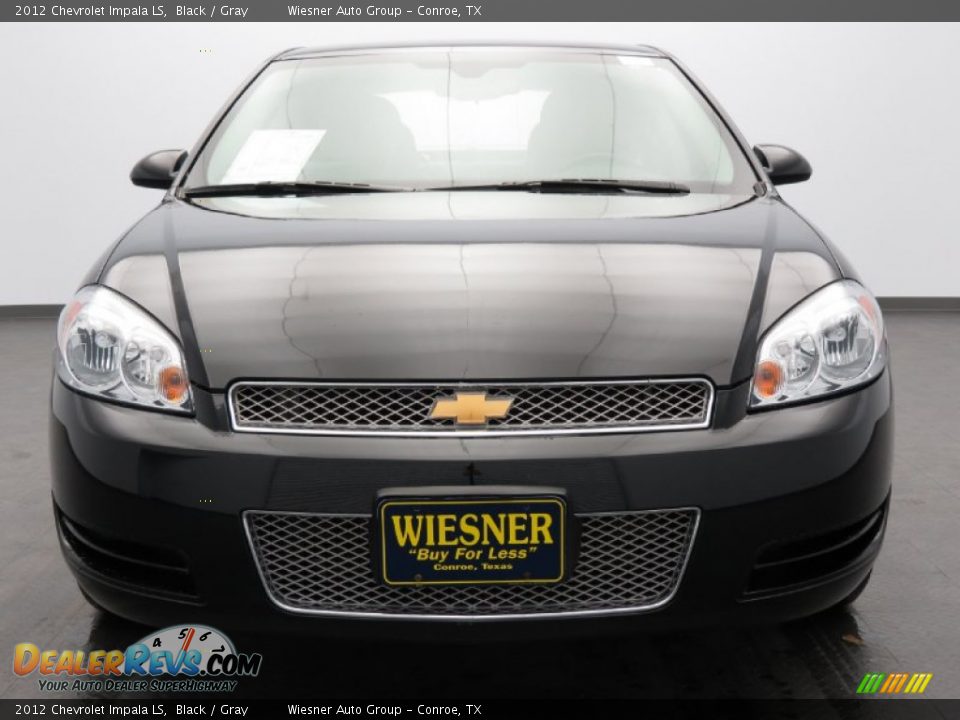 2012 Chevrolet Impala LS Black / Gray Photo #2