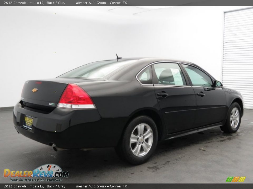 2012 Chevrolet Impala LS Black / Gray Photo #5