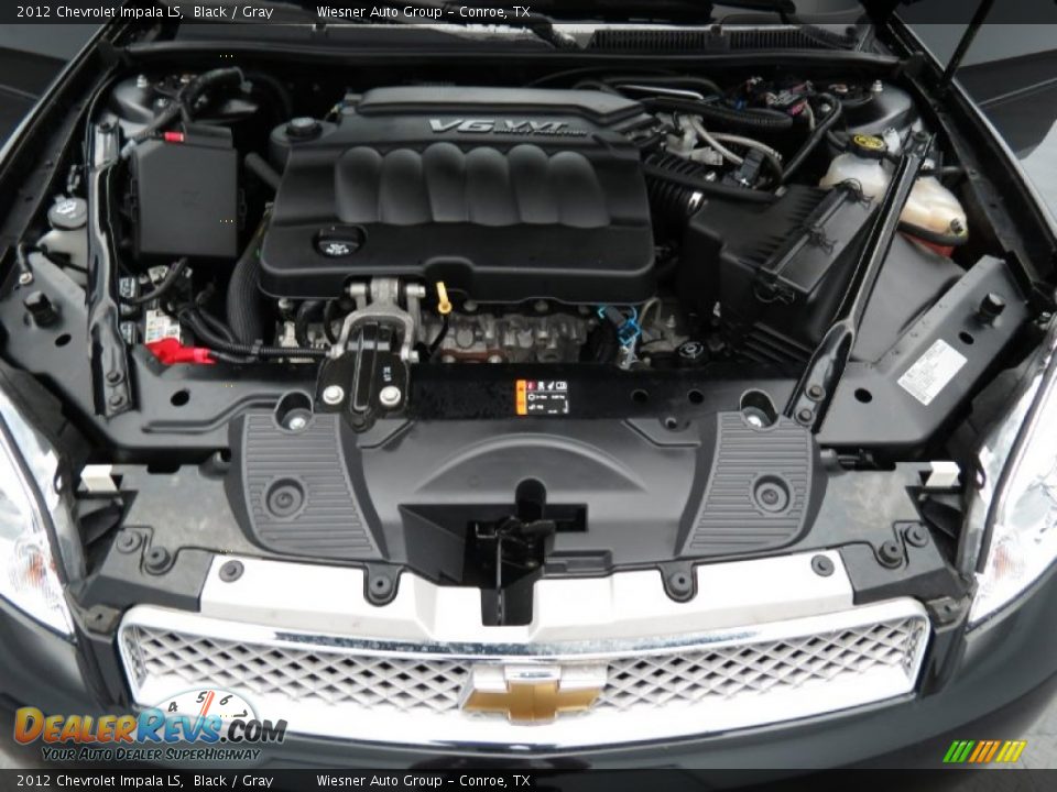2012 Chevrolet Impala LS Black / Gray Photo #10