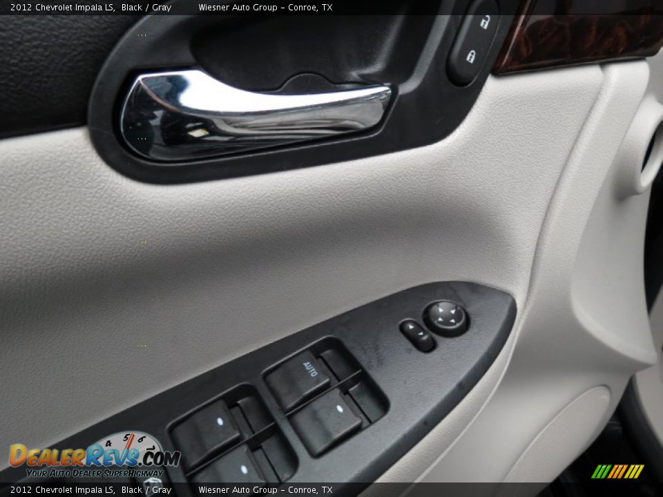 2012 Chevrolet Impala LS Black / Gray Photo #11
