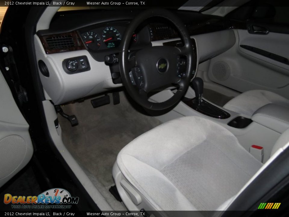 2012 Chevrolet Impala LS Black / Gray Photo #17