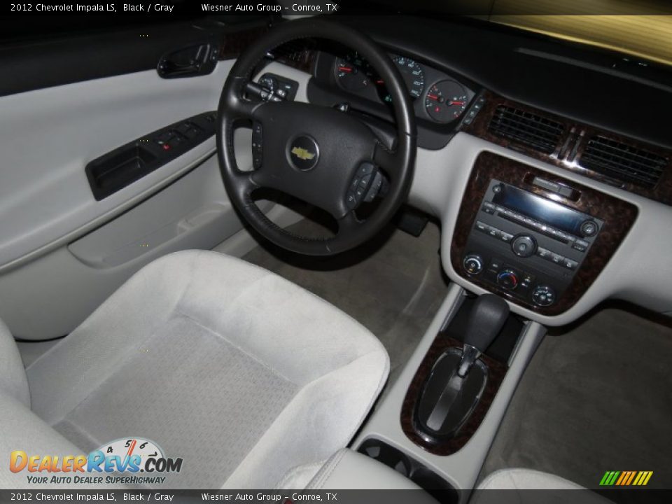 2012 Chevrolet Impala LS Black / Gray Photo #19