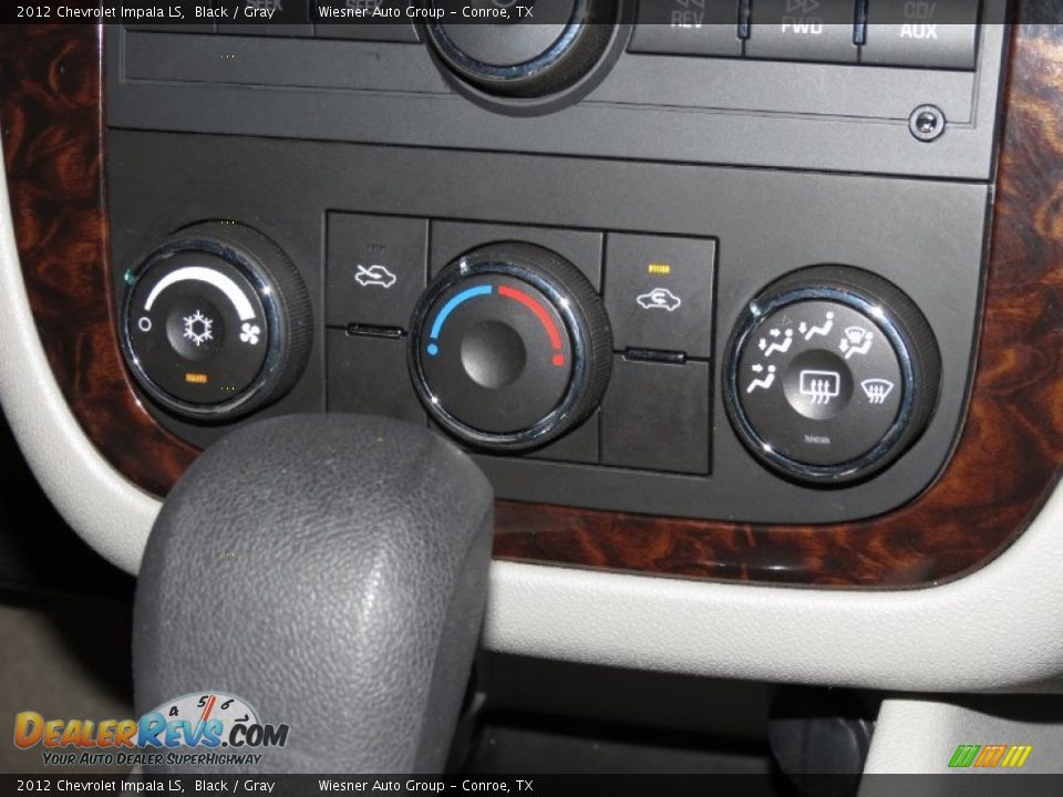 2012 Chevrolet Impala LS Black / Gray Photo #23