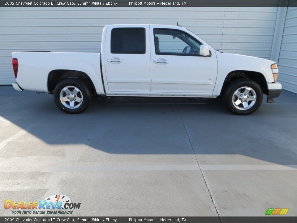 2009 Chevrolet Colorado LT Crew Cab Summit White / Ebony Photo #3