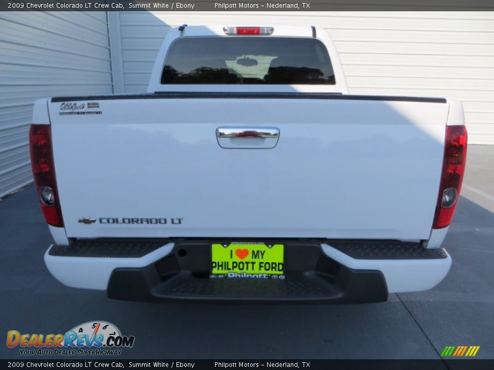 2009 Chevrolet Colorado LT Crew Cab Summit White / Ebony Photo #5