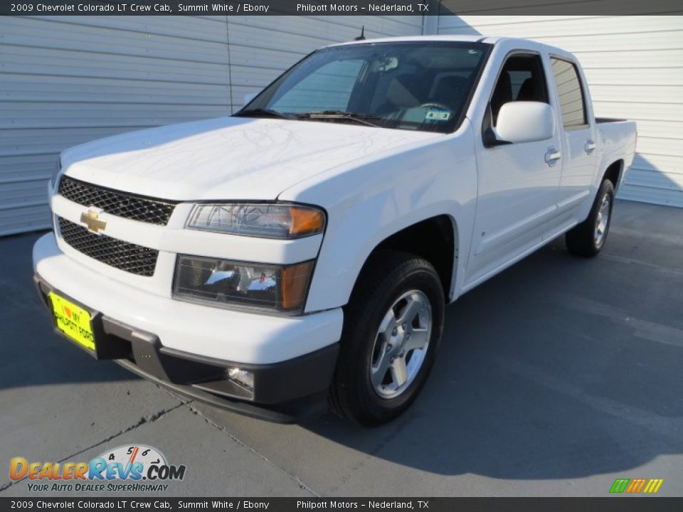 2009 Chevrolet Colorado LT Crew Cab Summit White / Ebony Photo #7