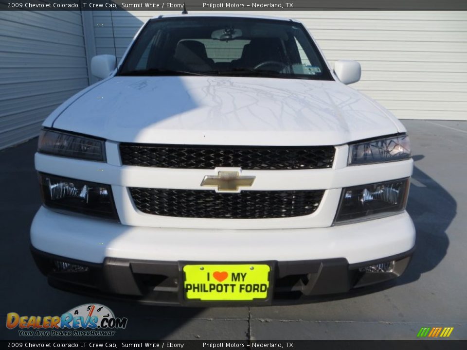 2009 Chevrolet Colorado LT Crew Cab Summit White / Ebony Photo #8
