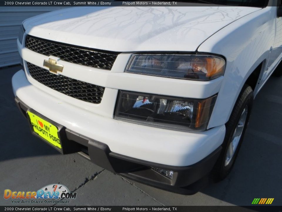 2009 Chevrolet Colorado LT Crew Cab Summit White / Ebony Photo #10