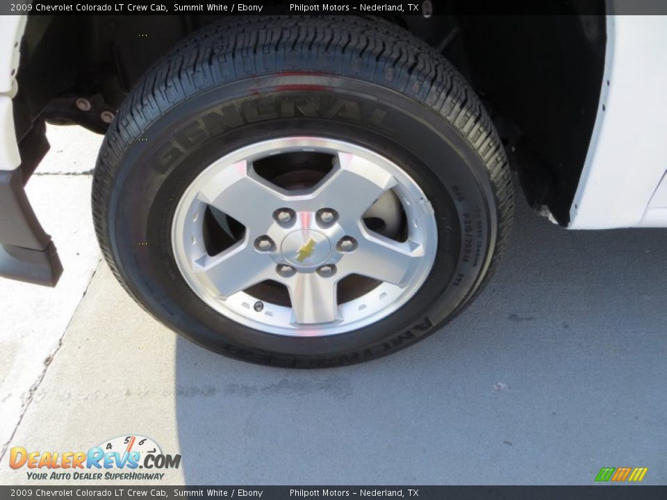 2009 Chevrolet Colorado LT Crew Cab Summit White / Ebony Photo #11
