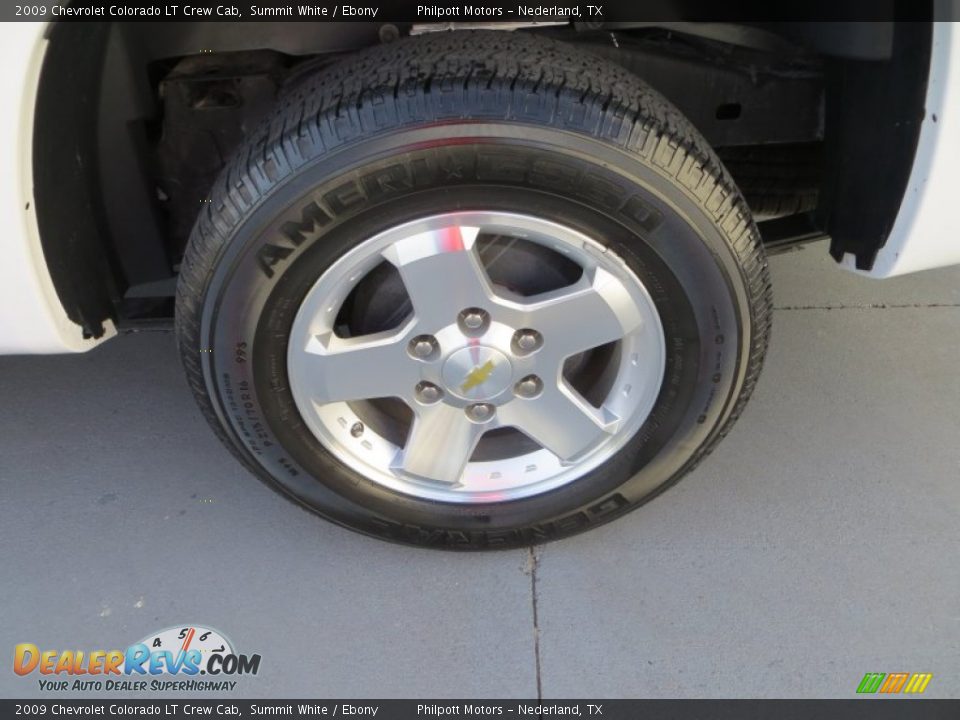 2009 Chevrolet Colorado LT Crew Cab Summit White / Ebony Photo #12