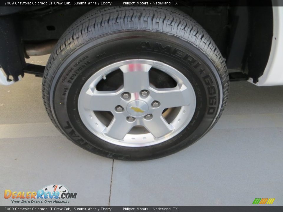 2009 Chevrolet Colorado LT Crew Cab Summit White / Ebony Photo #13