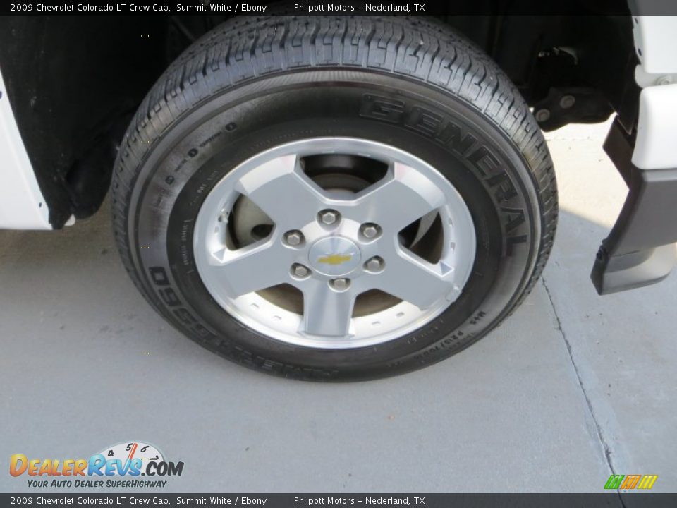 2009 Chevrolet Colorado LT Crew Cab Summit White / Ebony Photo #14