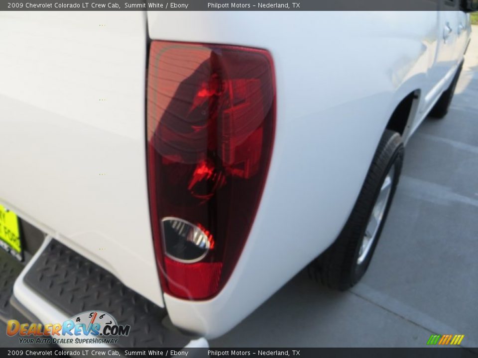 2009 Chevrolet Colorado LT Crew Cab Summit White / Ebony Photo #16